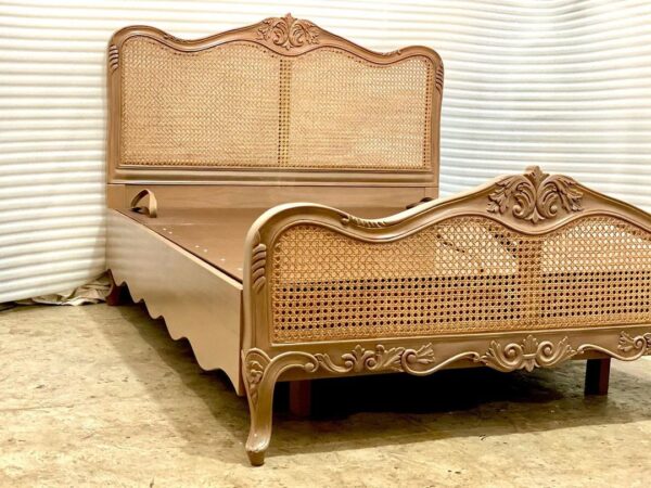 Wooden Cane Bed