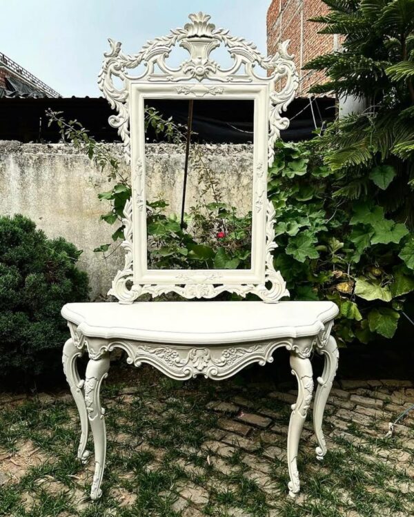 Antique Vanity & Mirror frame